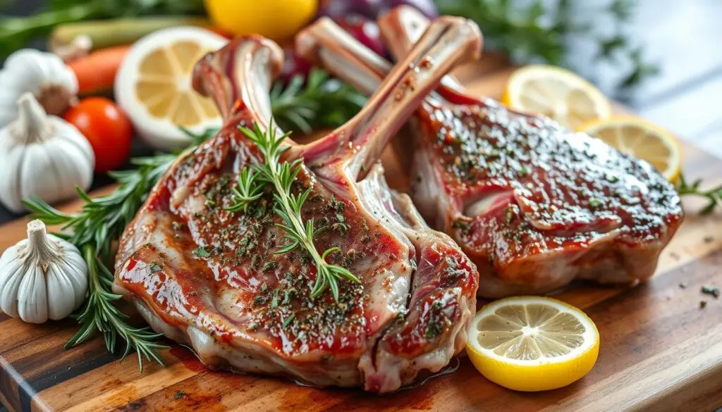 Marinating lamb shoulder chops Marinating lamb shoulder chops
