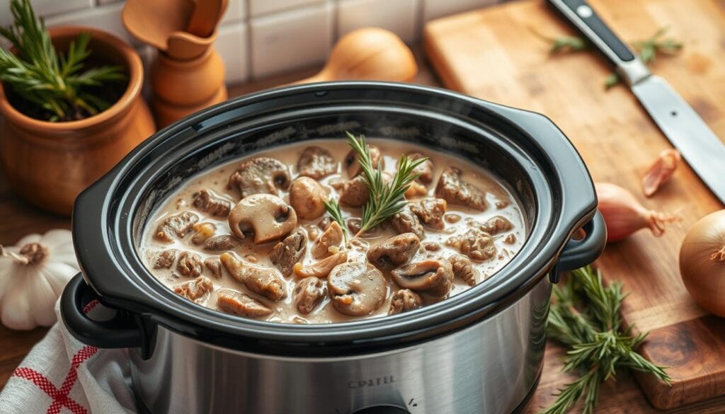 crockpot beef stroganoff crockpot beef stroganoff