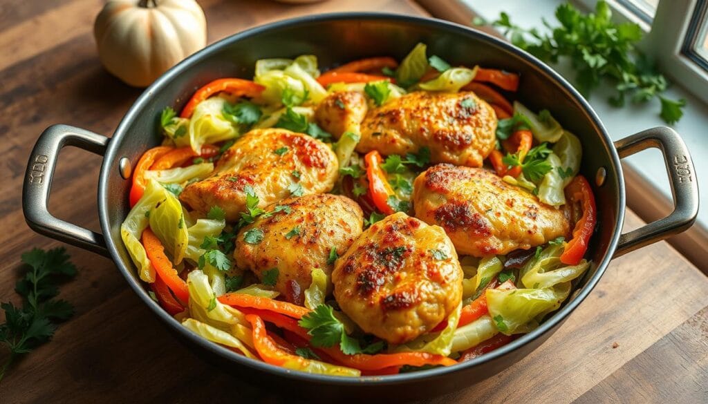 one-pan chicken cabbage one-pan chicken cabbage