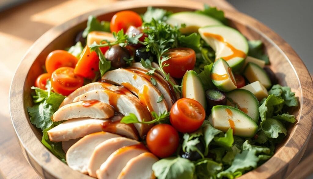 salad with chicken salad with chicken