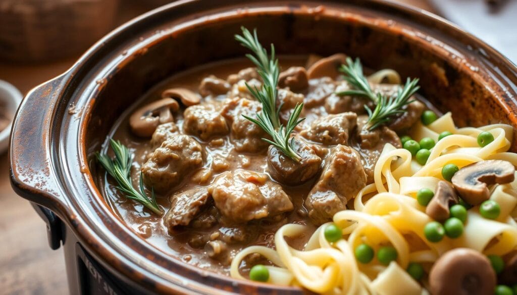 slow cooker beef stroganoff slow cooker beef stroganoff